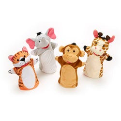 Melissa & Doug Zoo Friends Hand Puppets, Set of 4 Item Number 2023865