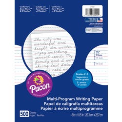 Image for Pacon Multi-Program Handwriting Paper, 1/2 Inch Rule, 8 x 10-1/2 Inches, Pack of 500 from School Specialty