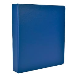 Image for School Smart D Ring Binder, Polypropylene, 1-1/2 Inches, Blue from School Specialty