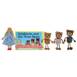 Image for The Puppet Company Goldilocks and the Three Bears Traditional Story Set from School Specialty