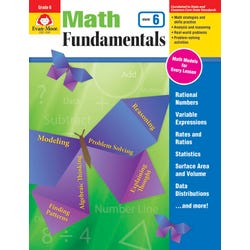Image for Evan-Moor Math Fundamentals Workbook, Grade 6 from School Specialty