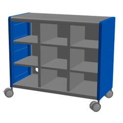 Image for Classroom Select Geode Medium Cabinet, Triple Wide w/9 Cubbies from School Specialty