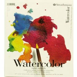 Image for Strathmore 200 Series Watercolor Pad, 11 x 15 Inches, 90 lb, 15 Sheets from School Specialty