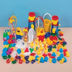 Image for Sand and Water Play Package, Assorted Colors, 94 Pieces from School Specialty