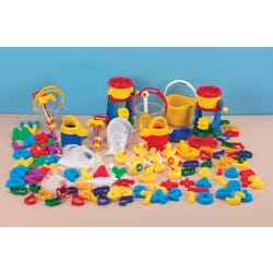 Image for Sand and Water Toys Play Package, Assorted Colors, 94 Pieces from School Specialty