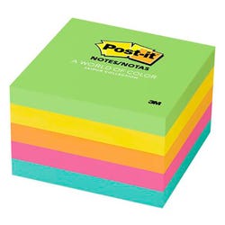 Image for Post-it Original Notes, 3 x 3 Inches, Floral Fantasy Colors, 5 Pads with 100 Sheets Each from School Specialty