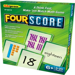 Image for Teacher Created Resource Four Score Card Game from School Specialty