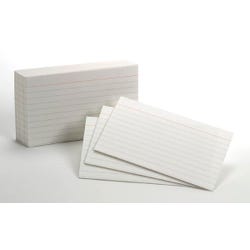 Image for Oxford Ruled Index Cards, 3 x 5 Inches, White, Pack of 100 from School Specialty
