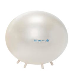 Image for Gymnic Sit'N'Gym Therapy Ball with Legs, 29-1/2 Inches, Pearl White from School Specialty