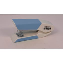 Image for School Smart Stand-Up Stapler, Half Strip Regular Staples, Blue from School Specialty