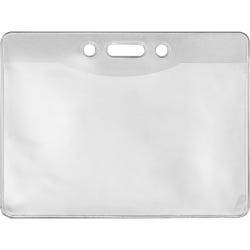 Image for Advantus Badge Holders, f/Govt, Horiz, 4 x 2-3/4 Inches Insert, 50/Box, Clear from School Specialty