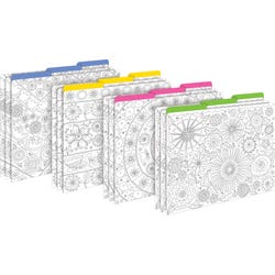 Image for Barker Creek File Folders, Color Me Garden Design, Letter Size, Set of 12 from School Specialty
