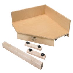 Image for Childcraft Traditional Play Kitchen Corner Connector, 24-5/8 x 24-5/8 x 27-3/4 Inches from School Specialty