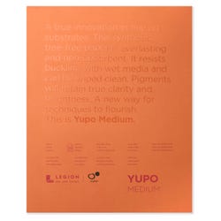 Image for Yupo Waterproof Watercolor Pad, 11 x 14 Inches, 74 lb, 10 Sheets from School Specialty