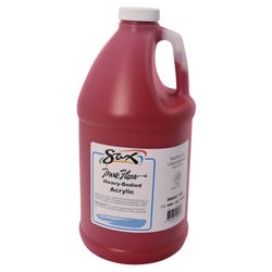 Sax Heavy Body Acrylic Paint, 1/2 Gallon, Bright Red Item Number 1572437