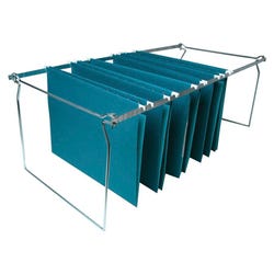 Image for Business Source Hanging File Folder Frame, Letter Size, Stainless Steel from School Specialty