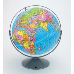 Image for Nystrom Gyro Mount Political Relief Globe from School Specialty