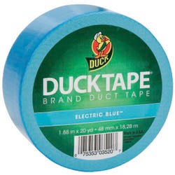 Image for Duck Tape Colored Duct Tape, 1.88 in x 20 yd, Electric Blue from School Specialty