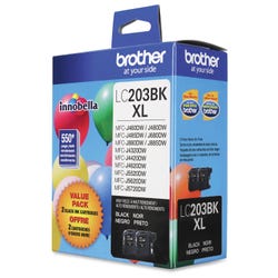 Image for Brother LC2032PKS Ink Toner Cartridge, Black, Pack of 2 from School Specialty