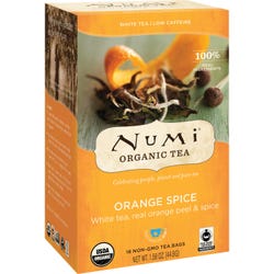 Image for Numi Orange Spice White Premium Organic Tea, Box of 18 Bags from School Specialty