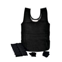 Image for Abilitations Weighted Vest, Black, Large, 6 Pounds from School Specialty