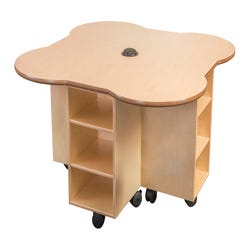 Image for Childcraft Mobile STEAM Table, Square, 47-3/4 x 47-3/4 x 25 Inches from School Specialty