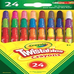 Image for Crayola Twistables Crayon Set, Assorted Mini Color, Set of 24 from School Specialty