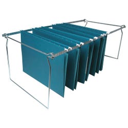 Image for Business Source Hanging File Folder Frame, Legal Size, Stainless Steel, Pack of 6 from School Specialty