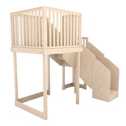 Image for Childcraft Basic Loft with Wooden Slats, 7 Feet 10-1/8 Inches x 4 Feet x 7 Feet 4 Inches from School Specialty