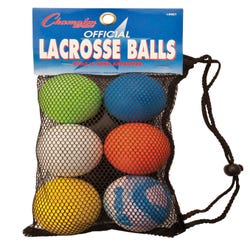 Image for Champion High-Quality Official Lacrosse Balls, Set of 6 from School Specialty