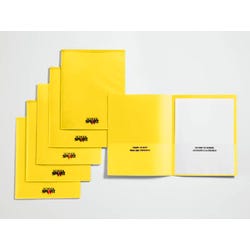 Image for School Smart Take Home Folder, Yellow, Set of 24 from School Specialty