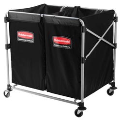 Image for Rubbermaid Collapsible X-Cart, 6-3/4 x 35-7/10 x 34 Inches, 220 lbs, Black from School Specialty