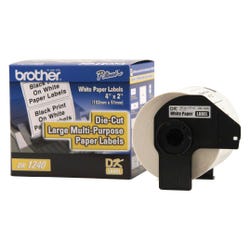 Image for Brother DK-1240 Large Multi-Purpose Labels, 1.9 x 4 Inches, Roll of 600 from School Specialty