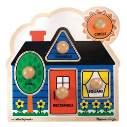 Image for Melissa & Doug Shapes Jumbo Knob Puzzle from School Specialty