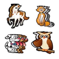 Image for Fun-N-Nuf Animal Clip Over the Page Bookmark Assortment 40 count from School Specialty