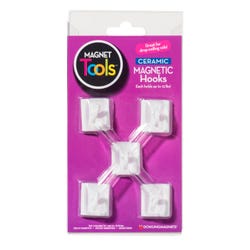 Image for Dowling Magnets Ceiling Hooks, 1 x 4/5 Inches, Pack of 5 from School Specialty