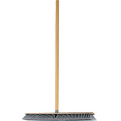 Image for Genuine Joe Heavy Duty Floor Sweep and Broom Handle Polypropylene Trim, 60 x 1-1/4 Inches, Hardwood from School Specialty