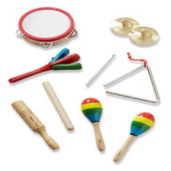 Image for Melissa & Doug Band in A Box Multiple Musical Instrument Rhythm Set, 10 Pieces from School Specialty