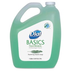 Image for Dial Basics Hypoallergenic Foaming Hand Soap, 1 Gallon, Green, Aloe Vera Fresh Scent from School Specialty