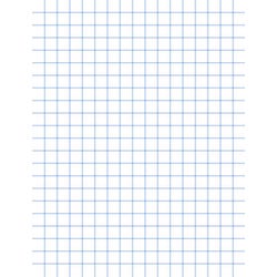 Image for School Smart Graph Paper Pad, 8-1/2 x 11 Inches, 1/4 Inch Ruling, 50 Sheets, Pack of 12 Pads from School Specialty