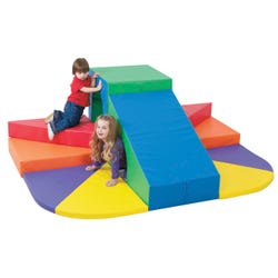 Image for Children's Factory Tunnel Mountain Slide, 80 x 60 x 30 Inches from School Specialty