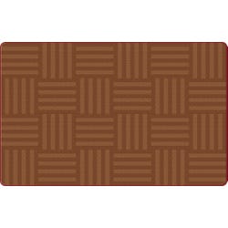 Image for Flagship Carpets Hashtag Tone on Tone Carpet, 7 Feet 6 Inches x 12 Feet, Chocolate from School Specialty