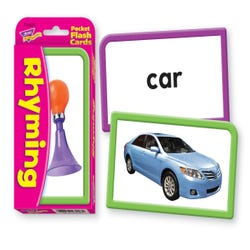 Image for Rhyming Pocket Flash Cards, Set of 56 from School Specialty