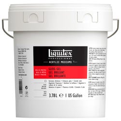 Liquitex Non-Toxic Heavy Body Gel Acrylic Medium, 1 Gallon, Transparent Gloss Item Number 437486