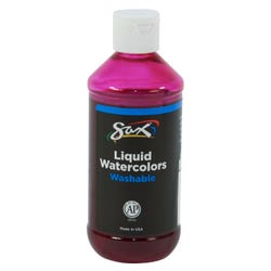 Image for Sax Liquid Washable Watercolor Paint, Pink, 8 Ounce from School Specialty