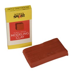 Image for School Smart Modeling Clay, Terra Cotta, 1 Pound from School Specialty