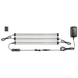 Image for Lorell LED Task Lighting Starter Kit -- Task Lighting Starter Kit, LED, 2"Wx60"Lx1"H, Silver/Black from School Specialty