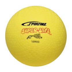 Image for Sportime Super-Safe Playground Ball, 7 Inches, Yellow, Rubber from School Specialty