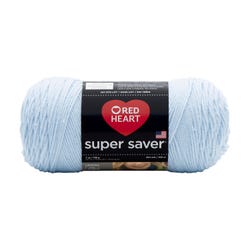 Image for Red Heart Acrylic Economy Super Saver Yarn, 4-Ply, Light Blue, 7 Ounce Skein from School Specialty