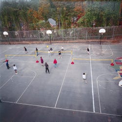 Image for Sportime BigRedBase Every Net Sport Kit with 3 Nets, 4 BigRedBases and 4 Tall Posts from School Specialty